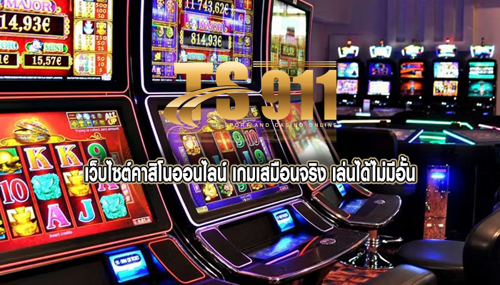 เว็บไซต์คาสิโนออนไลน์ เกมเสมือนจริง เล่นได้ไม่มีอั้น