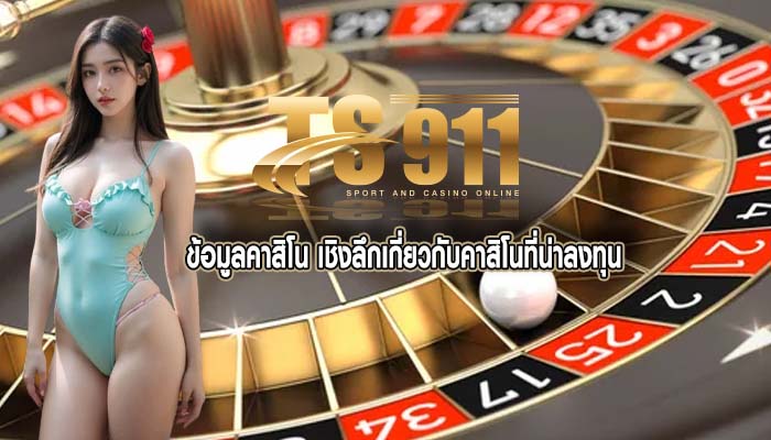 ข้อมูลคาสิโน เชิงลึกเกี่ยวกับคาสิโนที่น่าลงทุน